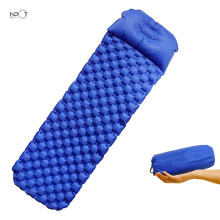 NPOT wholesale China OEM self- inflating camping mattress ultralight inflatable sleeping mat with Pillow